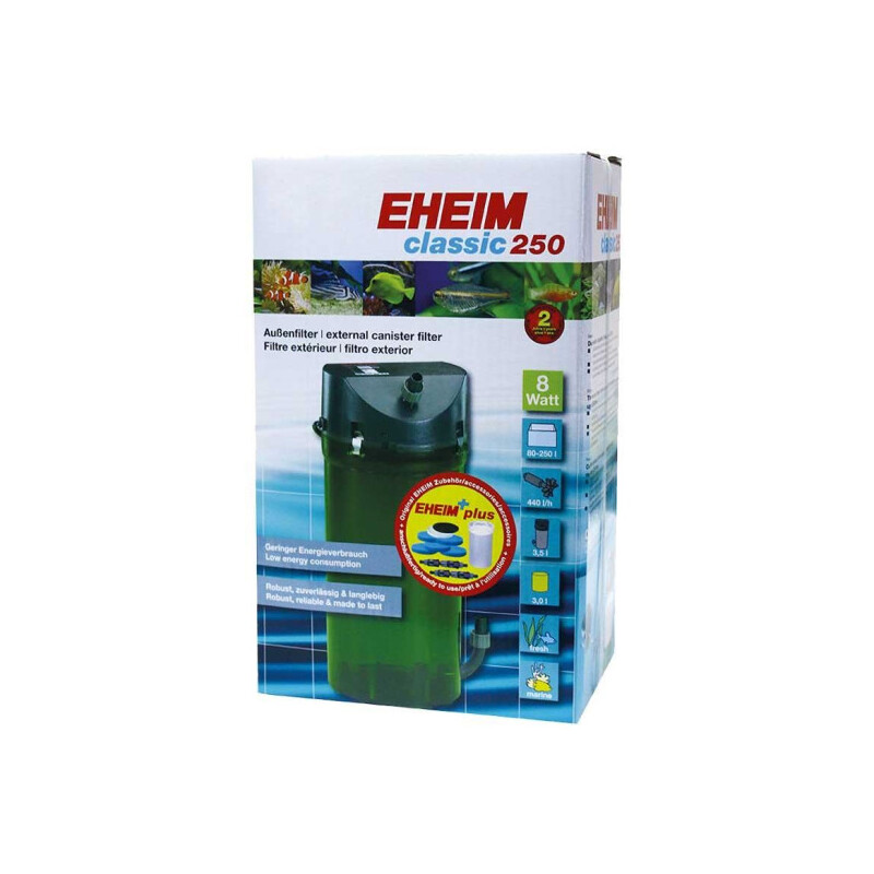 EHEIM Vnější filtr Classic 250 (2213) + náplně MEDIA