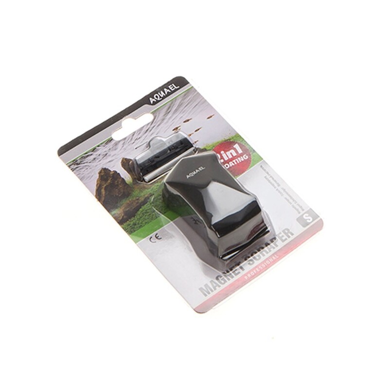 Aquael magnetický čistič S 2v1 pro sklo do 6mm