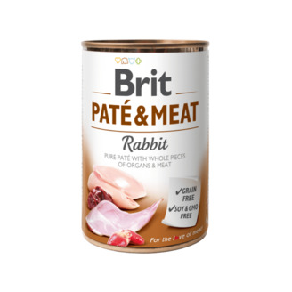 Brit Paté & Meat Dog Rabbit 400 g 