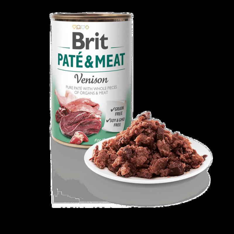 Brit Paté & Meat Dog Venison 400 g 