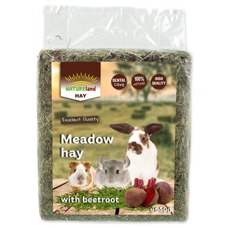 Nature Land Hay Seno s červenou řepou 0,65 kg 