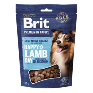 Brit Premium by Nature Dog Semi-moist Snacks Lamb with Sea Buckthorn 180 g 