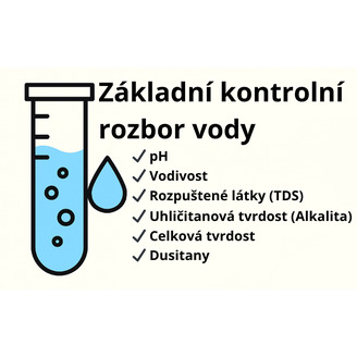 Test vody základní rozbor